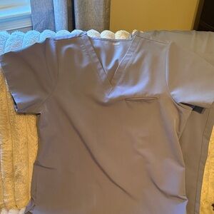 Mandala Ceil blue Large/Large tall V-Neck Scrub Top and Pants Set